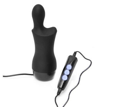 Wibrator - Doxy The Don Plug-In Anal Toy Black